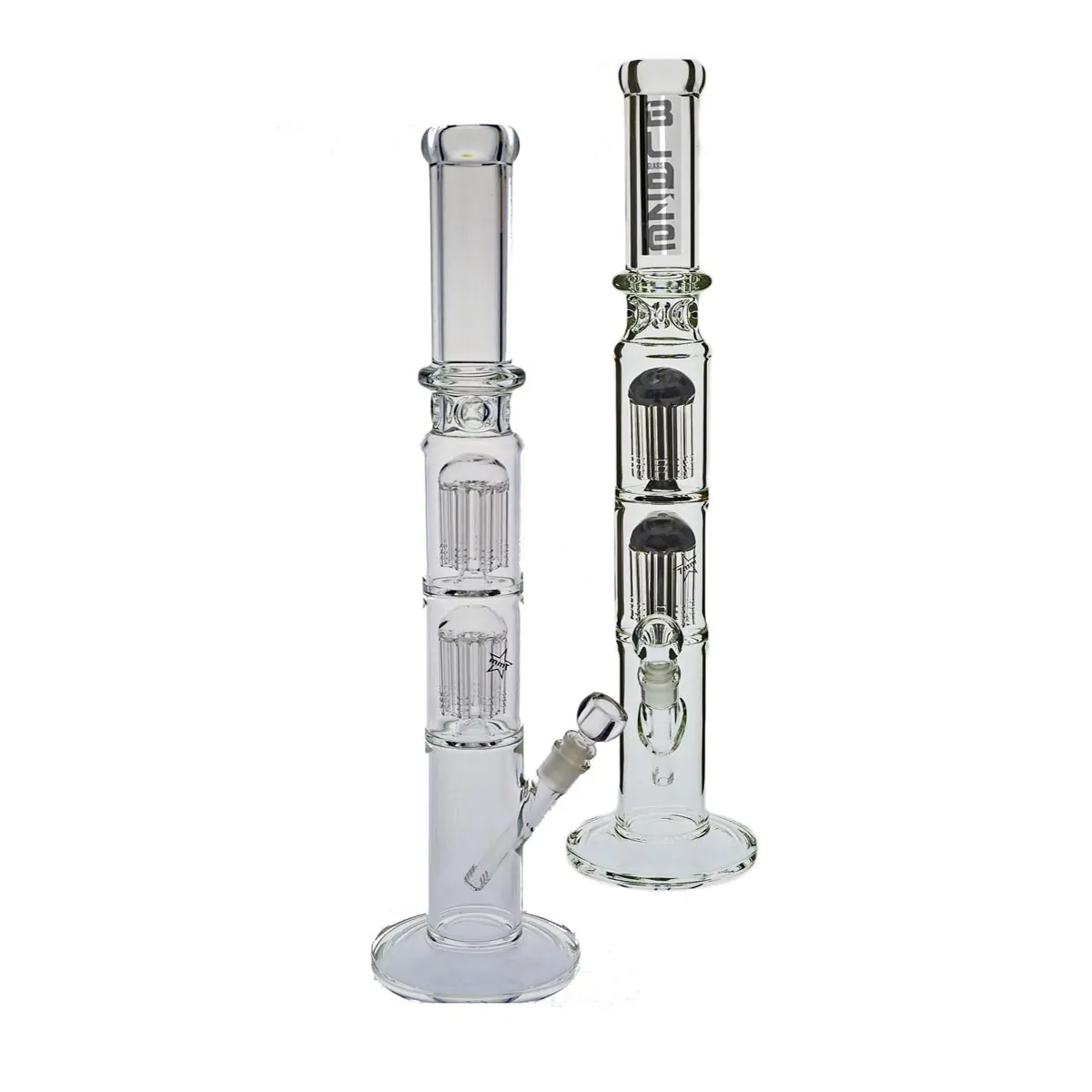 Blaze Glass Tower bong con doppio Percolatore - 56 cm