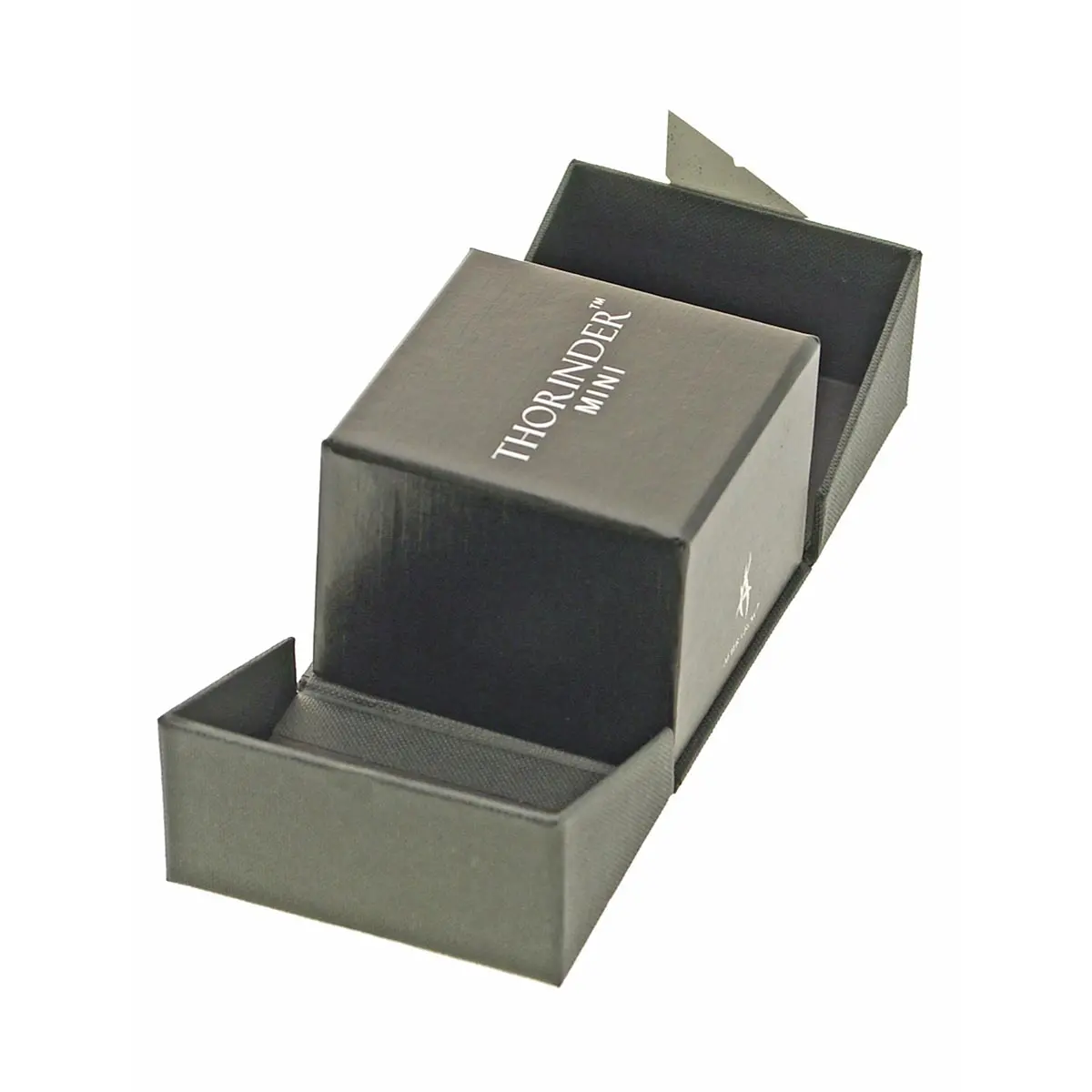 Thorinder grinder con finestra argento / nero Mini