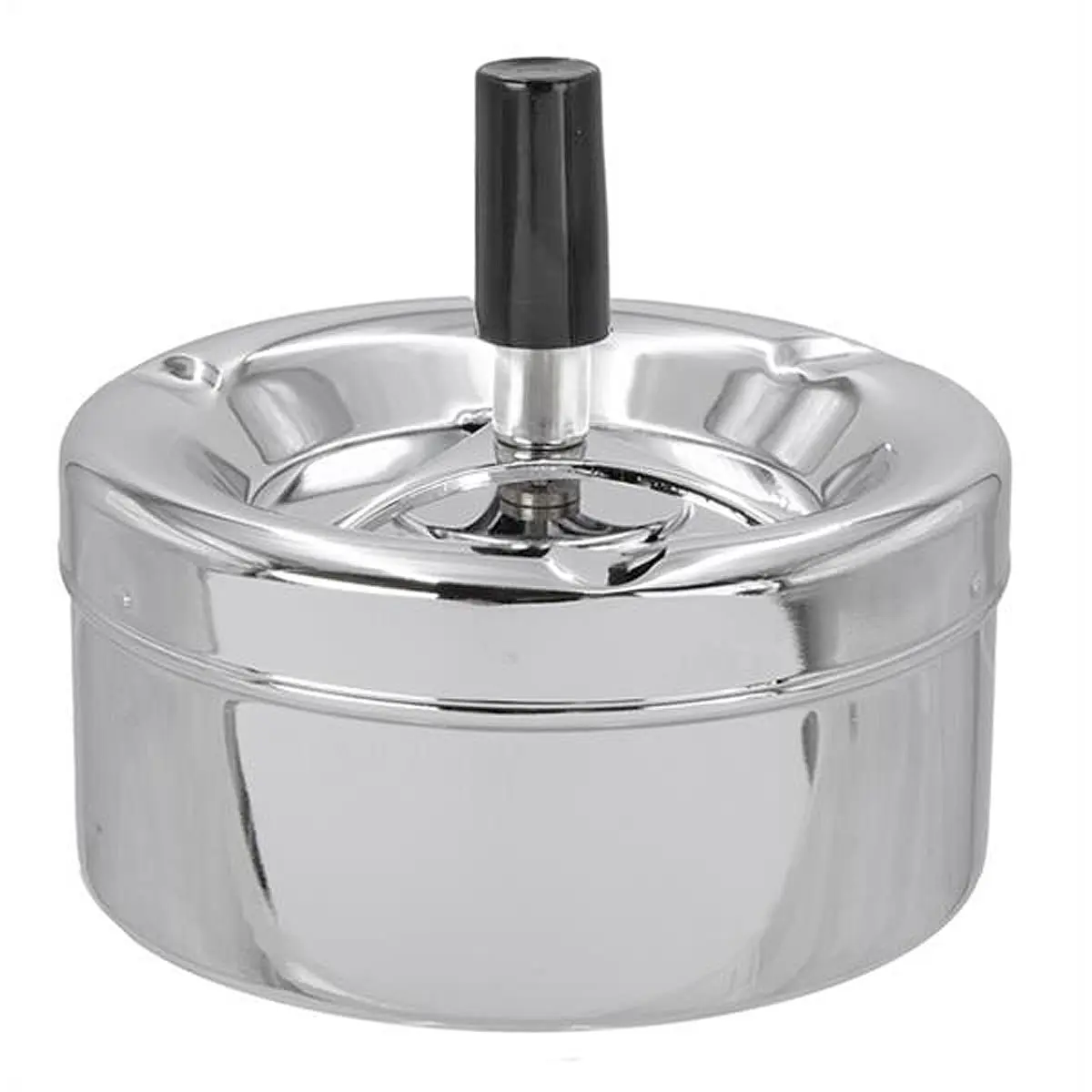 Posacenere girevole 10 cm argento