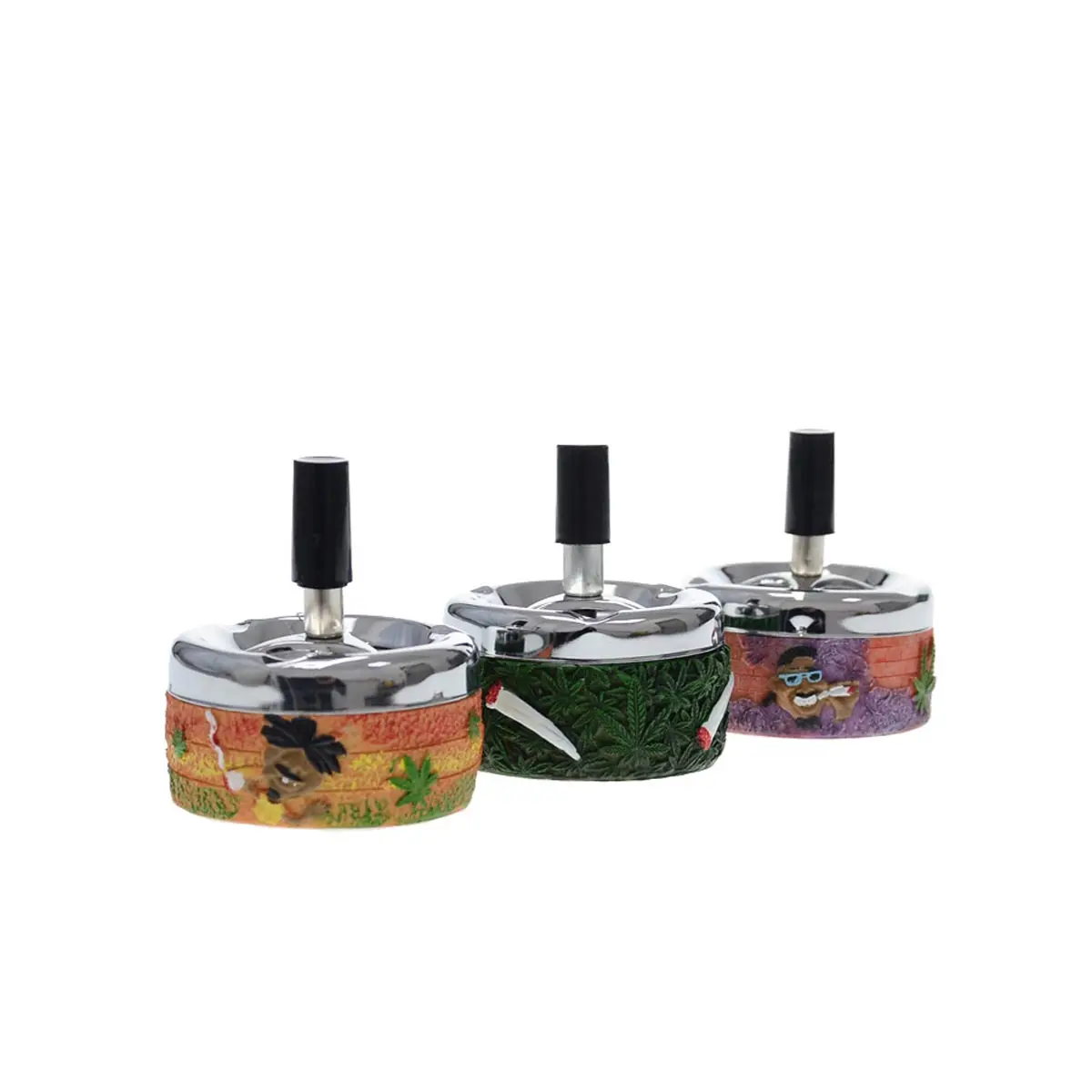 Posacenere coperchio rotante - canapa