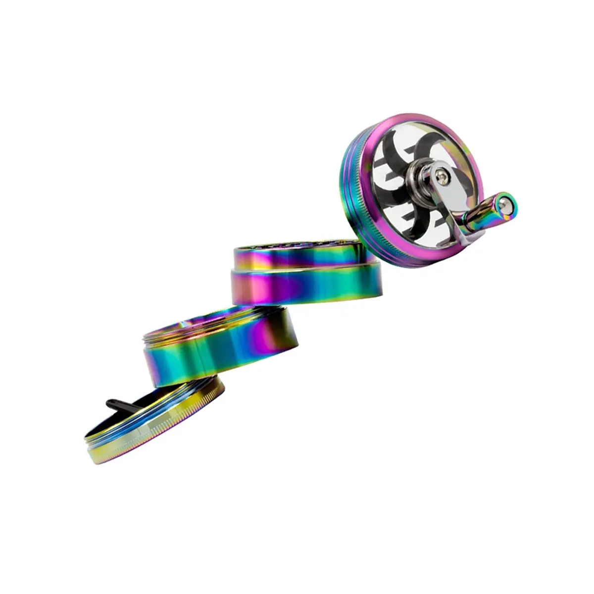 Grace Glass Amsterdam Smerigliatrice a manovella - arcobaleno 53mm