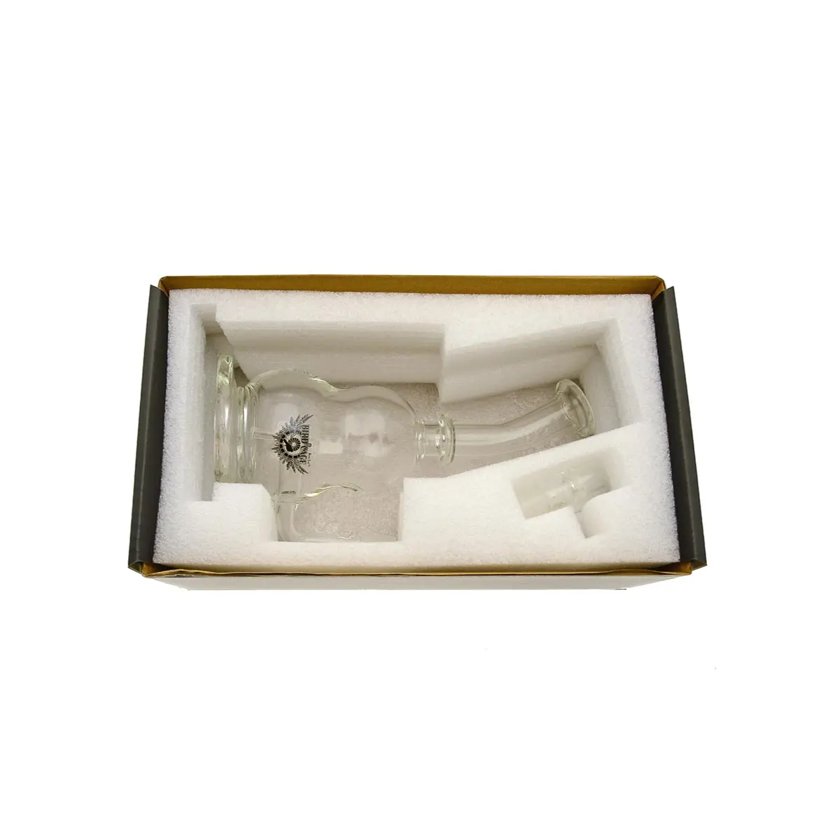 Black Leaf bong in vetro Bird Cage