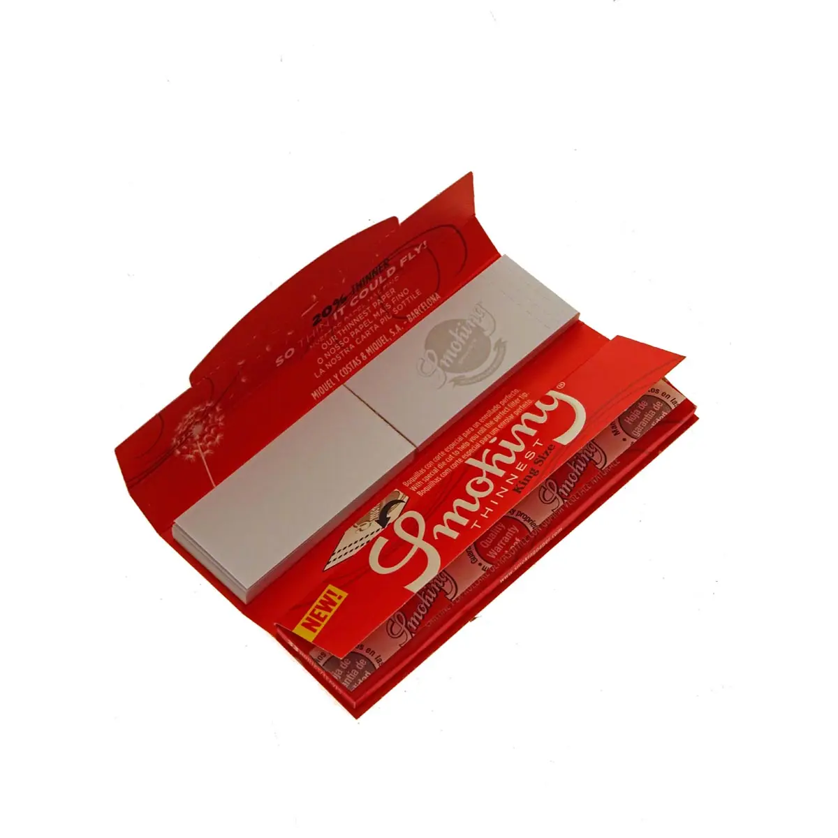 Smoking Thinnest Cartine Kingsize più sottili + filtri KingSize Tips