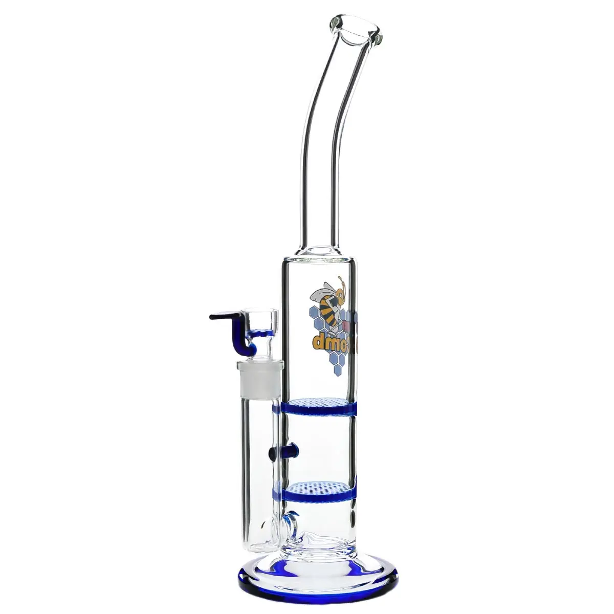 Black Leaf Bong Double Colored Honeycomb 36cm