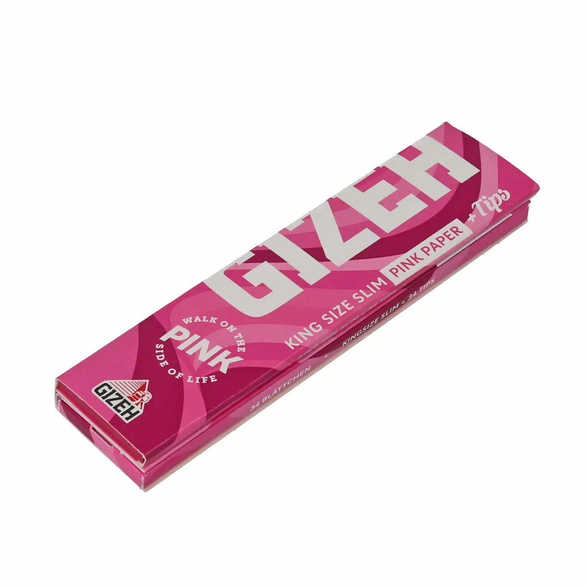 Gizeh King Size Slim + Tips PINK - Extra Fine
