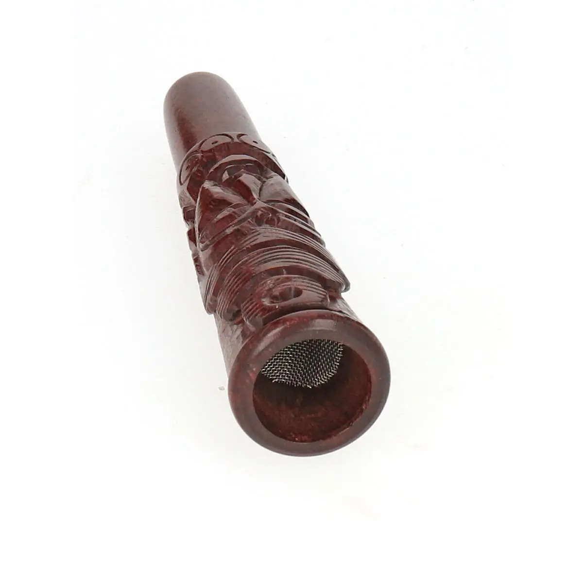 Shillum in legno intagliato 10,5 cm