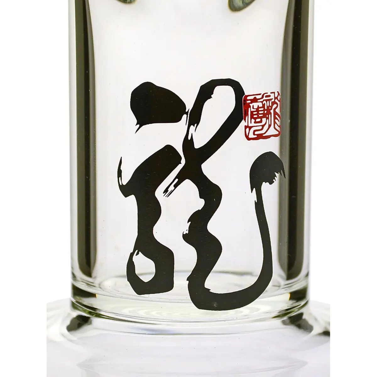 Black Leaf Bong GTI Drago d'oro dritto