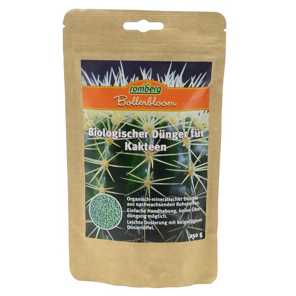 Fertilizzante organico per cactus, confezione 250g, granulato