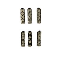 Accendino Clipper con coperchio in metallo - Geometric