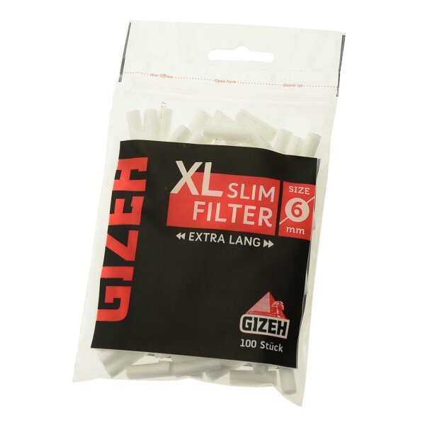 Gizeh Black XL Slim filtri