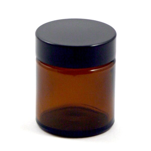 Albarello marrone con tappo in plastica, 30 ml