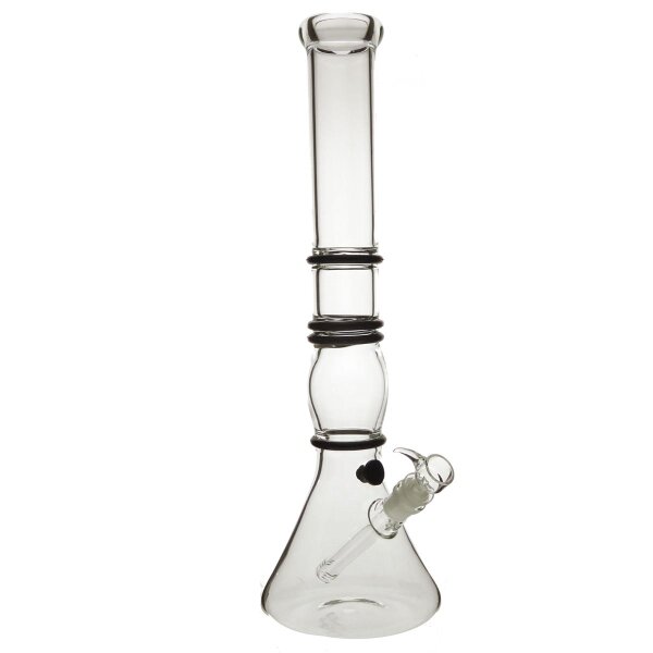 Bong ampolla in vetro con anelli di gomma