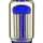 Grace bong in vetro "Amorous blu Annabell" 39cm