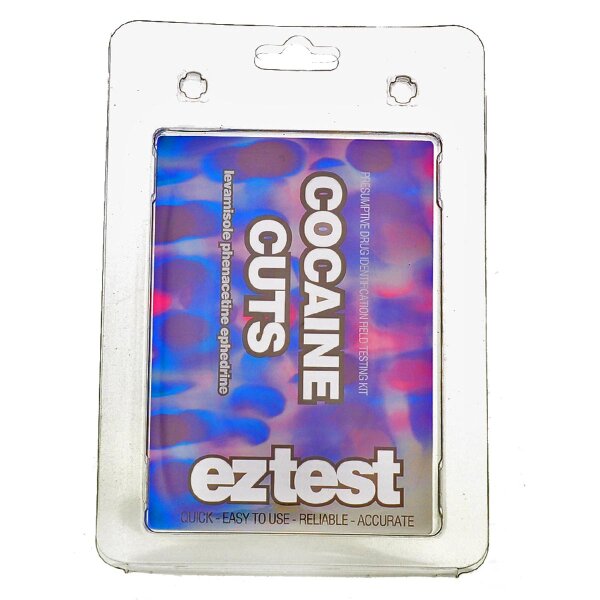 EZTest Tubo per Cocaina adulterate: Levamisole, fenacetina, efedrina