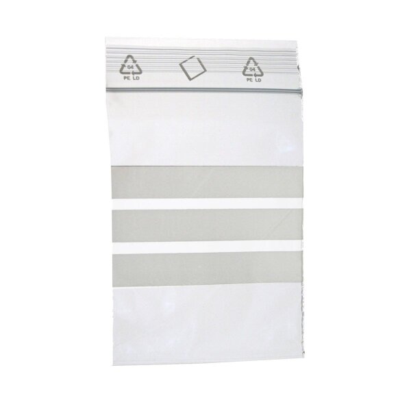 bustine con zip - 100 pcs - 6x8 cm