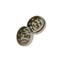 Grinder Black Leaf in acciaio inox 2 parti - 38 mm