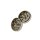 Grinder Black Leaf in acciaio inox 2 parti - 38 mm