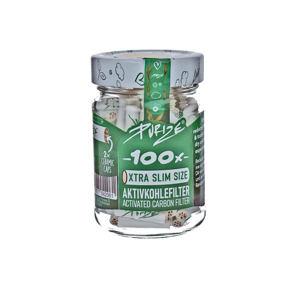 Filtro a carbone attivo PURIZE® - XTRA Slim Size 100pz