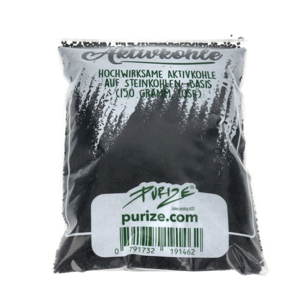 150 g di carbone attivo PURIZE® in sacchetto PE