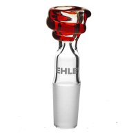Ehle braciere puro 14,5 con spirale in vetro colorato rosso