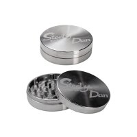 Grinder in acciaio Steely Dan 2 pezzi 49mm con borsa
