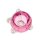 Glaskopf mit Kralle 18,8 pink