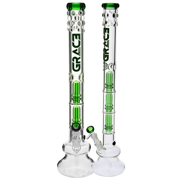 Grace bong in vetro "Green Appetent April" 56cm