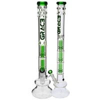 Grace bong in vetro "Green Appetent April" 56cm
