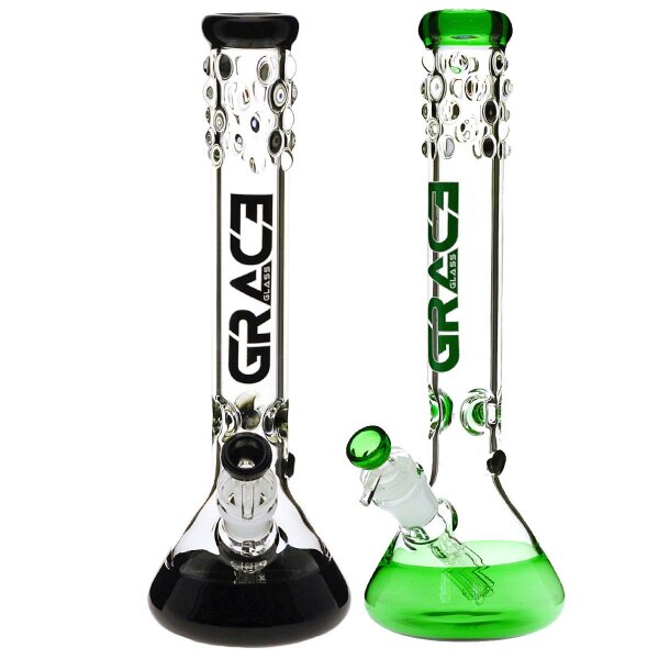 Grace bong in vetro "Big nero Belle" 40cm
