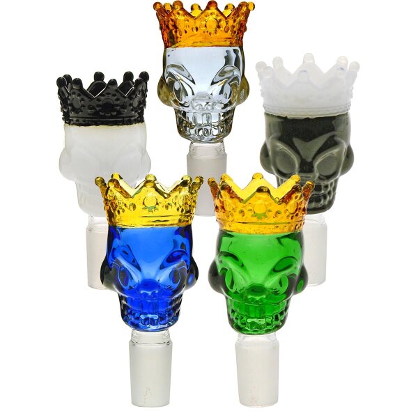 Skull King Bowl braciere in vetro
