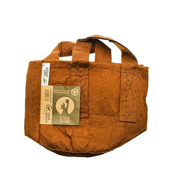Root Pouch Boxer marrone con manico - 250 g/m² - 3.8 l
