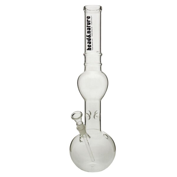 head&nature headBubbles bong con doppia esfera ICE 14,5 39cm