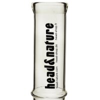 head&nature headBubbles bong con doppia esfera ICE 14,5 39cm