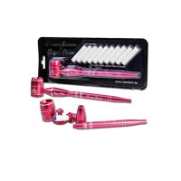 Pipa Screen Queen con adattatore Royal Filter rosso