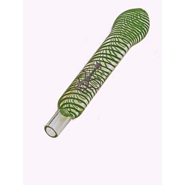 Shisha RA Shisha Boccaglio in vetro a spirale - verde