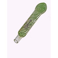 Shisha RA Shisha Boccaglio in vetro a spirale - verde