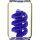 Grace bong in vetro "Slender blu Sarah" 38 cm