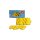 Black Leaf Silly try in silicone per cubetti di ghiaccio
