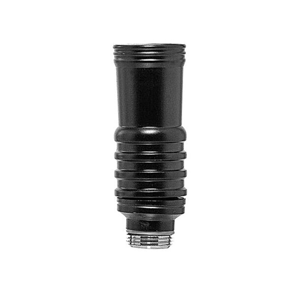 Adattatore Shisha per tubi flessibili in metallo - nera