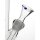 Bong di vetro Illex base tonda dritta 39cm 18,8