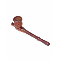 Tubo di legno con coppa a vite 15cm - Tulipano