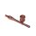 Tubo di legno con coppa a vite 15cm - Tulipano