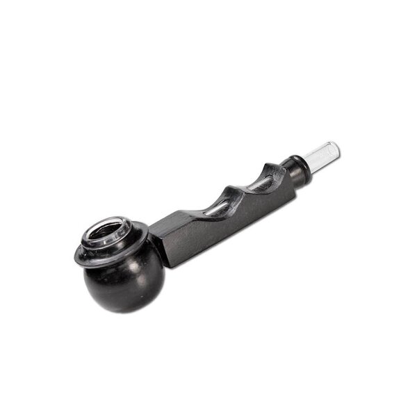 Tubo di vetro in mantello di legno 15cm