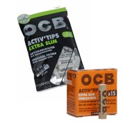 OCB Activ Tips Extra Slim / unbleached 6mm
