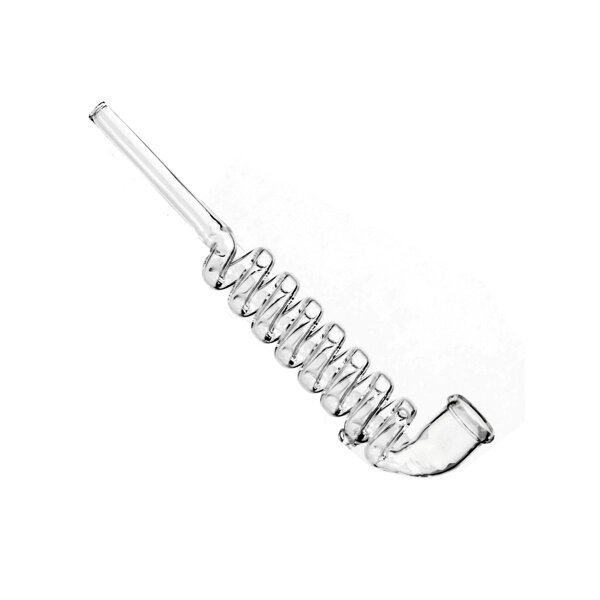 Pipa di vetro Spirale 17cm