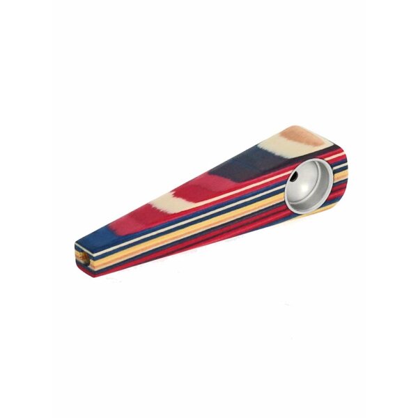 Pipa di legno colorata