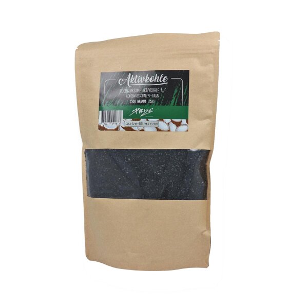 PURIZE® gusci di noce di cocco - carbone attivo, sciolto 500g