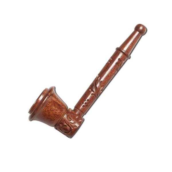 Tubo in palissandro scolpito