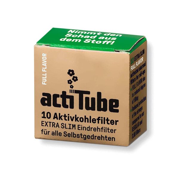 actiTube filtri a carbone attivo - 10 filtri 10 pz