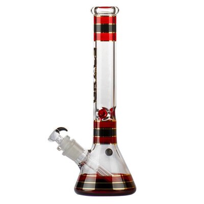 Grace Glass Bong Striped Series - rosso